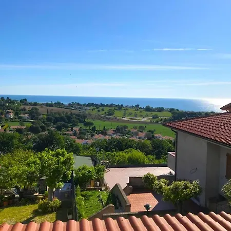 Ferienhaus Quadrilo Mauro, Cielo Terra Con Terrazza Vista Mare Marcelli